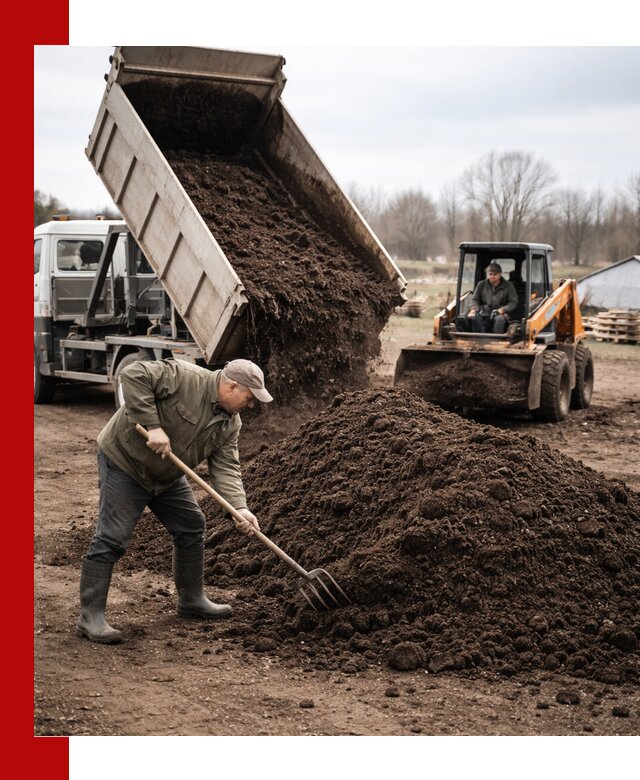 Доставка и продажа перегноя в Выксе быстро и дешево