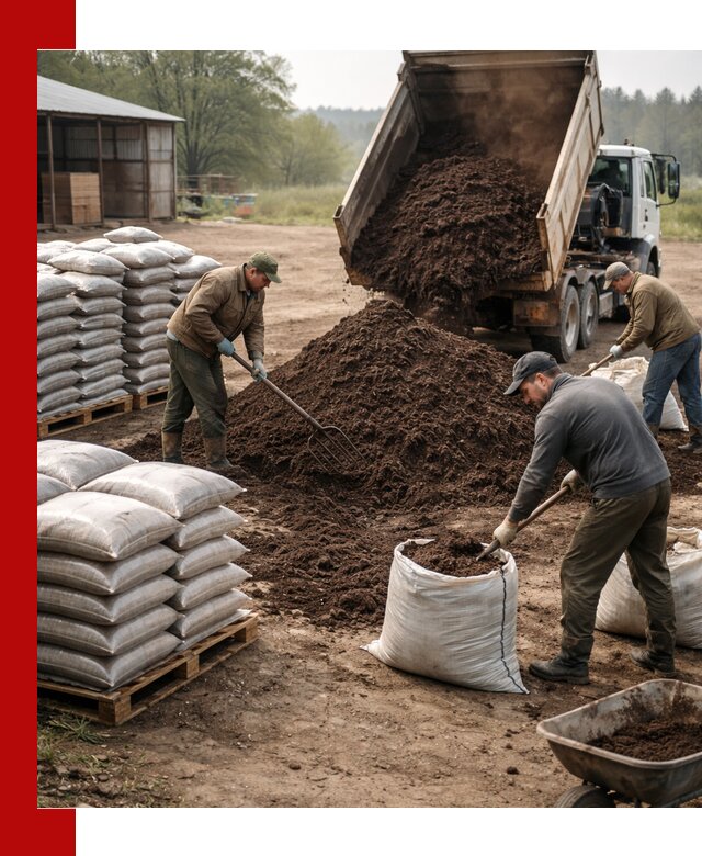 Доставка компоста оптом и в розницу в Выксе