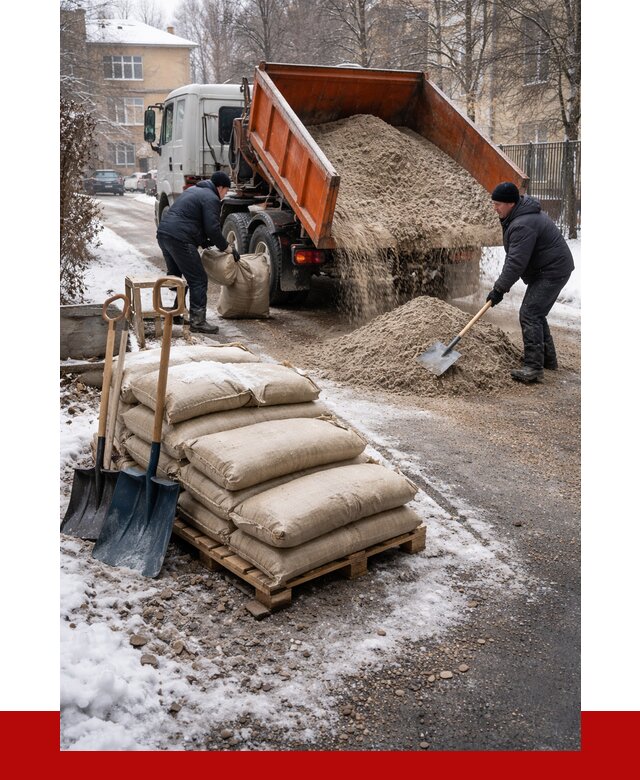 Противогололедные материалы оптом в Выксе от 4355 р. | ПРОНЕРУДВкс