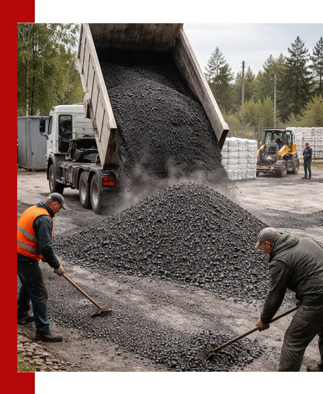 Доставка и продажа асфальтного гранулята в Выксе