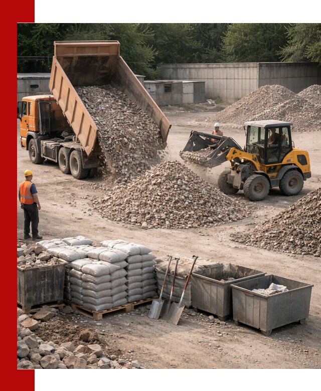 Вторичные материалы для отсыпки в Выксе — поставка и доставка