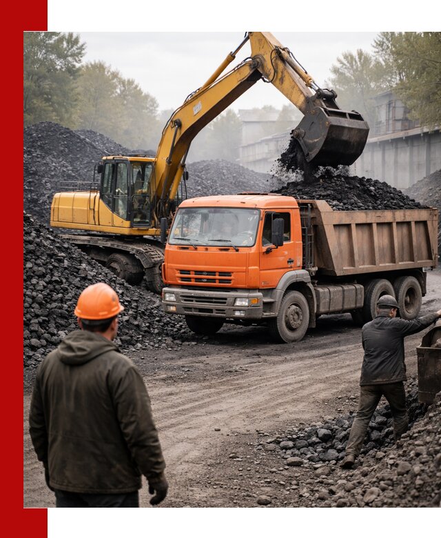 Доставка угля автотранспортом в Выксе быстро и выгодно