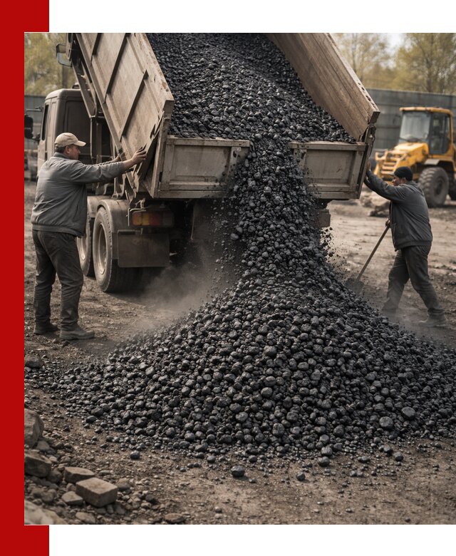 Доставка угля семечка самосвалами в Выксе