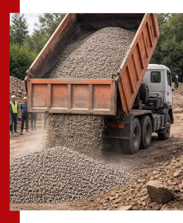 Доставка сыпучих материалов самосвалом в Выксе быстро и надежно