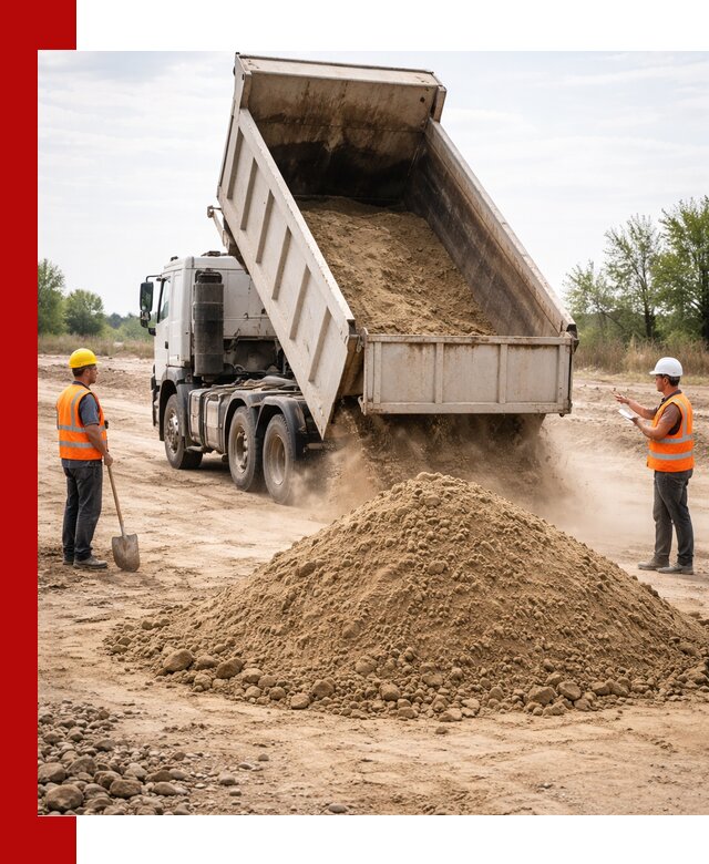 Доставка самосвалом 15 кубов в Выксе за город и по городу