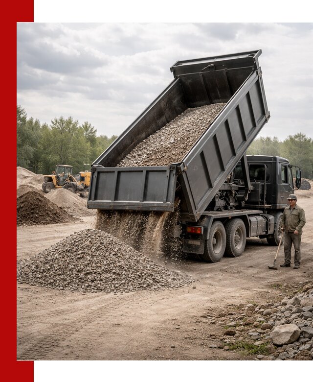 Доставка самосвалом 30 м3 по выгодным ценам в Выксе