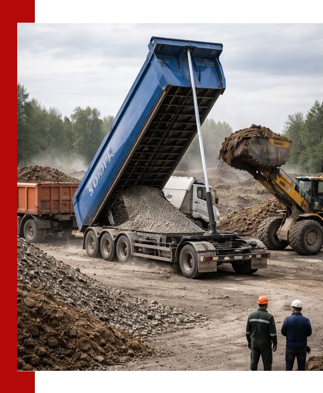 Аренда тонар 40 тонн в Выксе с доставкой материалов