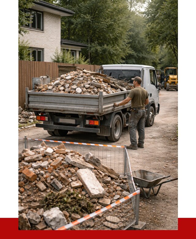 Вывоз строительного мусора с погрузкой в Выксе от 7778 р | ПРОНЕРУДВкс