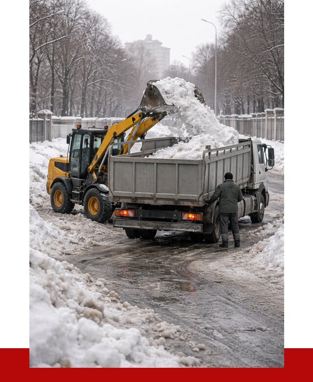 Вывоз снега с погрузкой в Выксе от 3630 р. ПРОНЕРУДВкс