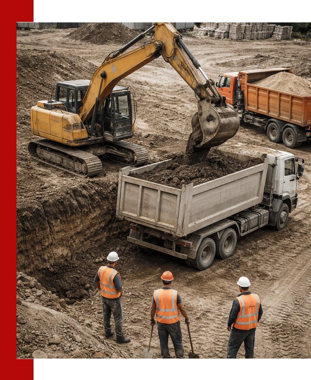 Разработка грунта для строительства и благоустройства в Выксе