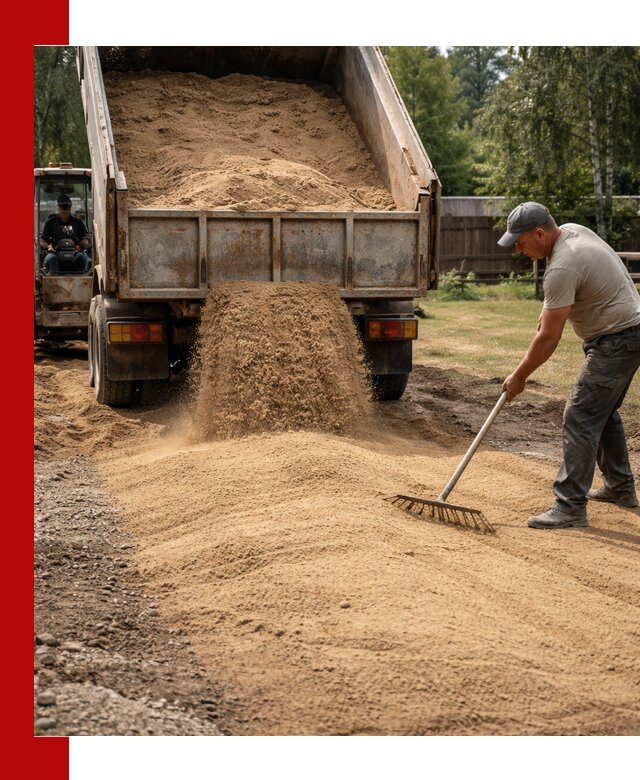 Отсыпка участка песком в Выксе быстро и качественно