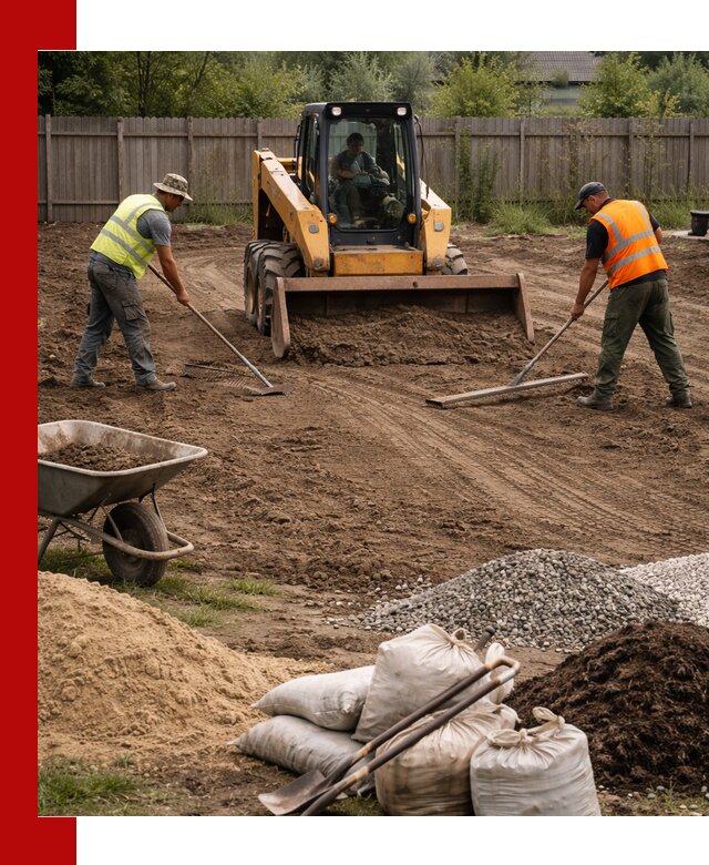 Выравнивание участка под строительство и благоустройство в Выксе