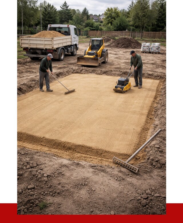 Устройство песчаной подушки в Выксе от 4667 р. ПРОНЕРУДВкс